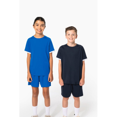 T-shirt multidesporto em poliéster de criança