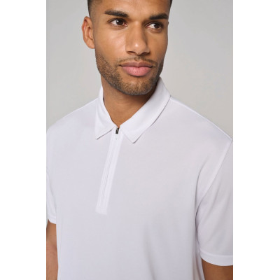 Polo de desporto com 1/2 fecho de homem