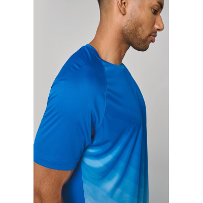 T-shirt multidesporto em poliéster sublimado unissexo