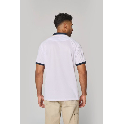 T-shirt lifestyle com colarinho tipo polo unissexo