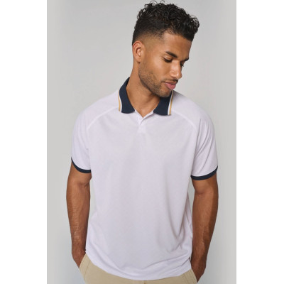 T-shirt lifestyle com colarinho tipo polo unissexo