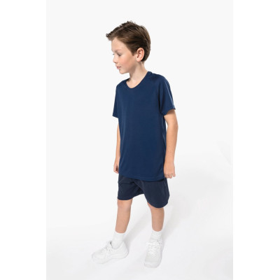 Kids' short-sleeved sports T-shirt