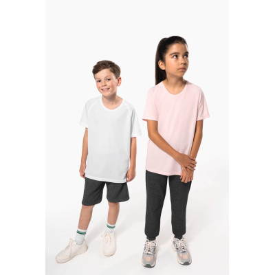 Kids' short-sleeved sports T-shirt