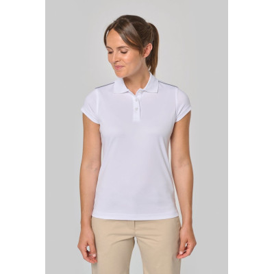 Ladies' short-sleeved polo shirt