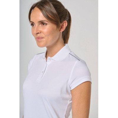 Ladies' short-sleeved polo shirt