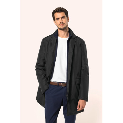 Casaco trench estruturado de homem