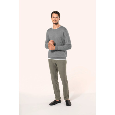 Camisola Supima® com decote redondo de homem