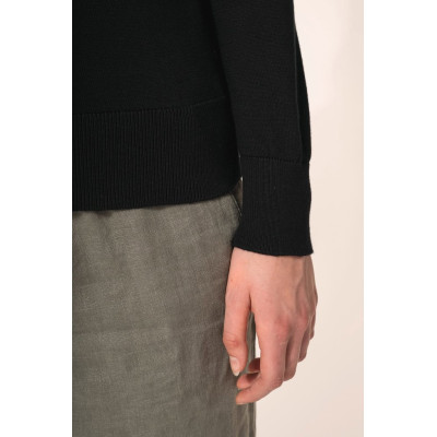 Camisola Supima® com decote redondo de senhora