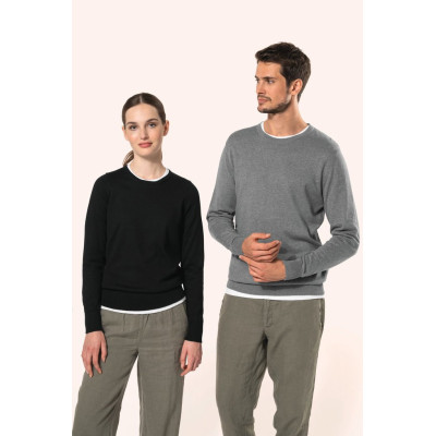 Camisola Supima® com decote redondo de senhora