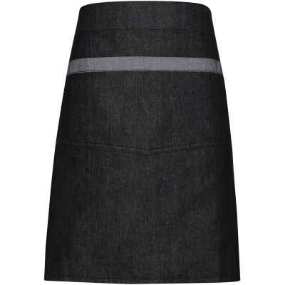 Avental Denim curto de ganga Domain