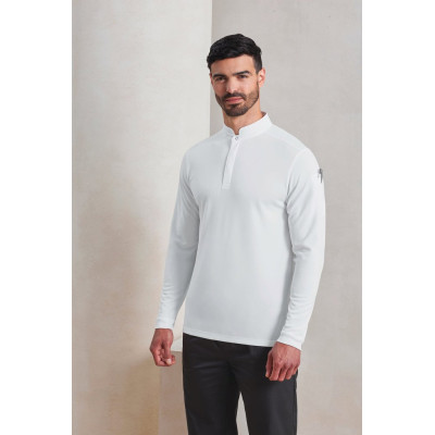 Polo de Chef Coolchecker Essential de manga comprida