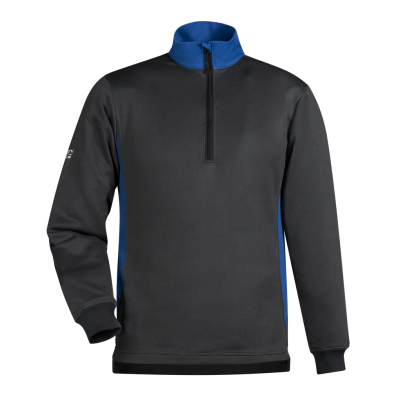 Sweatshirt meio fecho unissexo