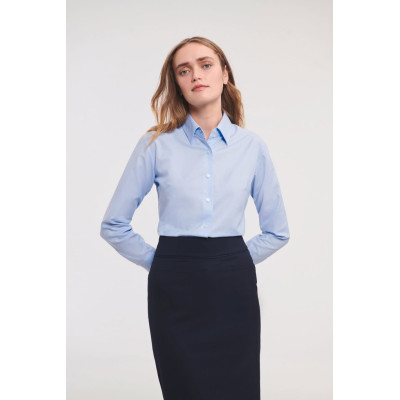 Ladies' Long-Sleeved Oxford Shirt