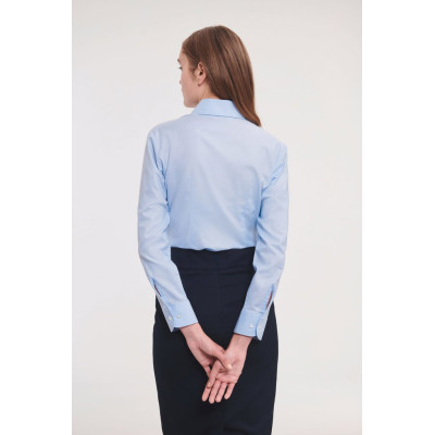 Ladies' Long-Sleeved Oxford Shirt