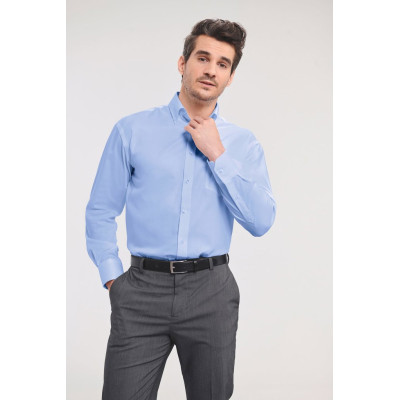 Camisa de homem de manga comprida - não precisa passar a ferro