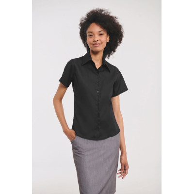 Camisa de senhora de manga curta que não precisa passar a ferro