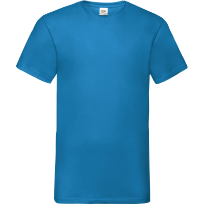 T-shirt valueweight com decote V (61-066-0)