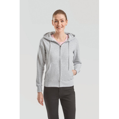 Casaco sweatshirt de senhora com capuz Premium (62-118-0)