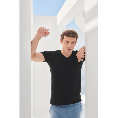 T-shirt de homem decote V Feel Good