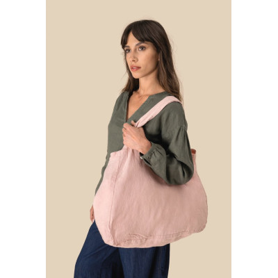Linen shopping bag