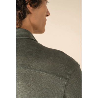 Men's Linen Short-sleeved Shirt