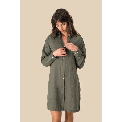 Ladies' linen dress shirt