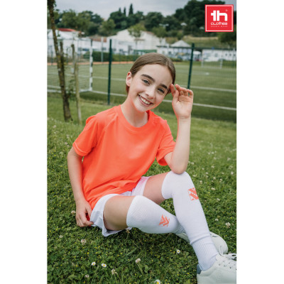 THC RUN KIDS WH. Meia de desporto para criança de cano médio