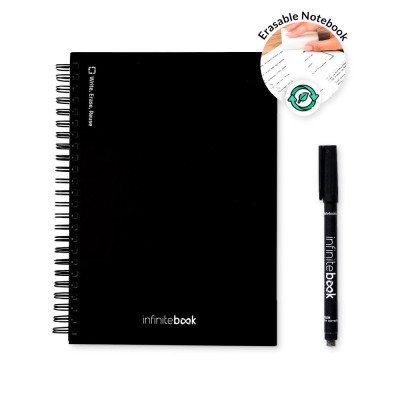 STARTER KIT INFINITEBOOK A5. Set includes an A5 Infinitebook, cleaning kit, marker and marker holder