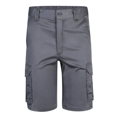 VL HEBE. Bermudas stretch multibolsos (240g/m²), em algodão (46), EME (38) e poliéster (16)