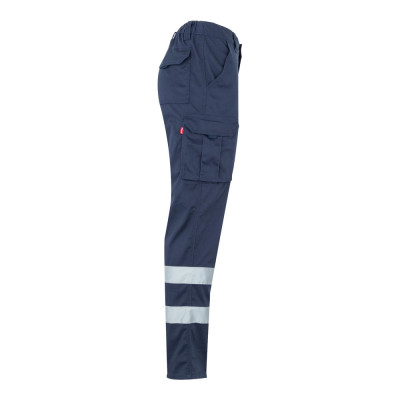 VL DIONYSUS. Calças stretch multibolsos (240g/m²), em algodão (46), EME (38) e poliéster (16)