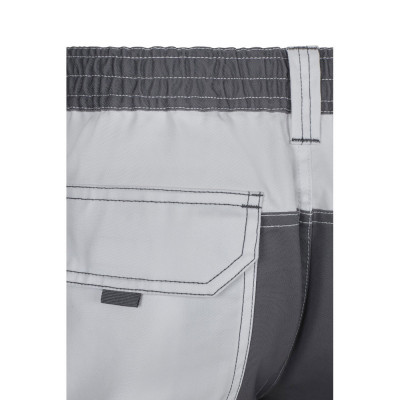 VL NJORD. Calças bicolor em sarja multibolsos (240 g/m²), em algodão (35) e poliéster (65)