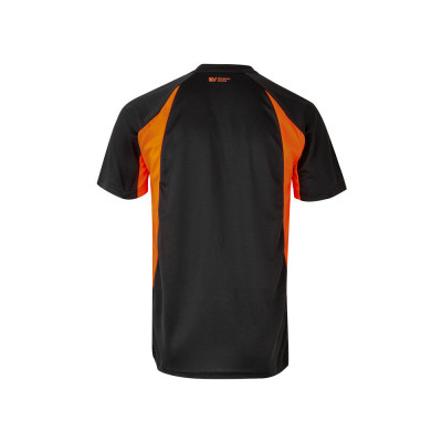 VL SLAYER. T-shirt técnica bicolor bird-eye (160g/m²), em poliéster (100)
