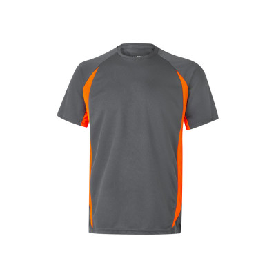 VL SLAYER. T-shirt técnica bicolor bird-eye (160g/m²), em poliéster (100)