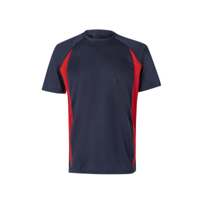 VL SLAYER. T-shirt técnica bicolor bird-eye (160g/m²), em poliéster (100)
