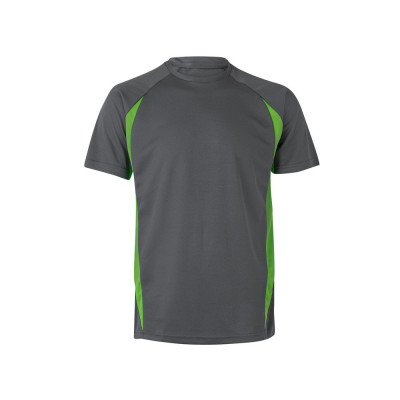 VL SLAYER. T-shirt técnica bicolor bird-eye (160g/m²), em poliéster (100)
