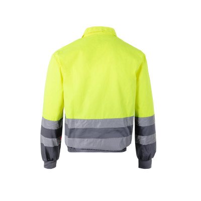 VL NEPTUNE. Two-tone twill jacket (210g/m²) in polyester (80) and cotton (20)