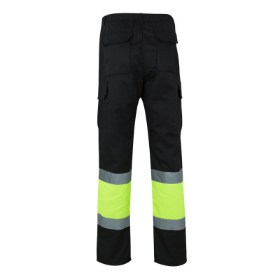 VL POSEIDON. Calças bicolor em sarja multibolsos (210g/m²), em algodão (20) e poliéster (80)