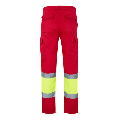 VL POSEIDON. Calças bicolor em sarja multibolsos (210g/m²), em algodão (20) e poliéster (80)