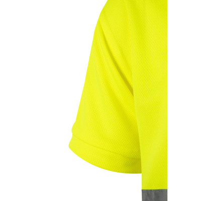 VL CUPID LARGE. Two-tone bird-eye polo shirt (160g/m²) with short sleeves, in polyester (100)