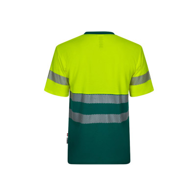VL BASTET. Two-tone piqué T-shirt (150g/m²), in cotton (55) and polyester (45)