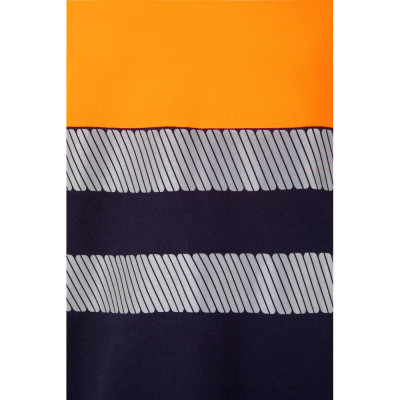 VL BASTET. Two-tone piqué T-shirt (150g/m²), in cotton (55) and polyester (45)