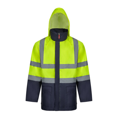 VL JUNO. Two-tone 4-in-1 parka (180g/m²), in polyester (100) with PU coating