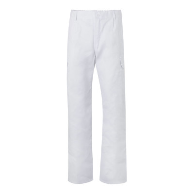 VL MABON. Calças em sarja (200g/m²) multibolsos,em algodão (35) e poliéster (65)
