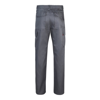 VL MABON. Calças em sarja (200g/m²) multibolsos,em algodão (35) e poliéster (65)