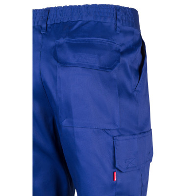 VL MABON. Calças em sarja (200g/m²) multibolsos,em algodão (35) e poliéster (65)