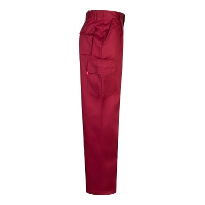 VL MABON. Calças em sarja (200g/m²) multibolsos,em algodão (35) e poliéster (65)