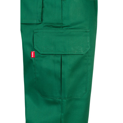 VL MABON. Calças em sarja (200g/m²) multibolsos,em algodão (35) e poliéster (65)