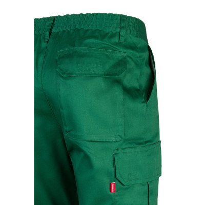 VL MABON. Calças em sarja (200g/m²) multibolsos,em algodão (35) e poliéster (65)