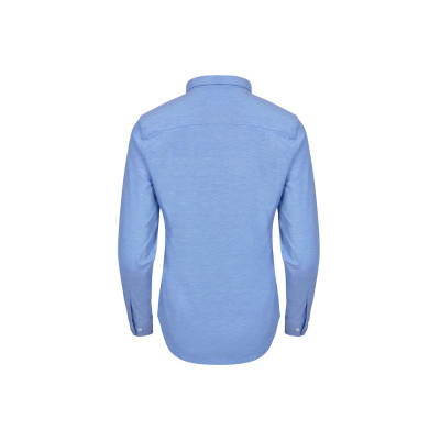 VL PRITHVI WOMEN. Camisa Oxford (180 g/m²) para mulher em algodão (50), poliéster (45) e elastano (5)