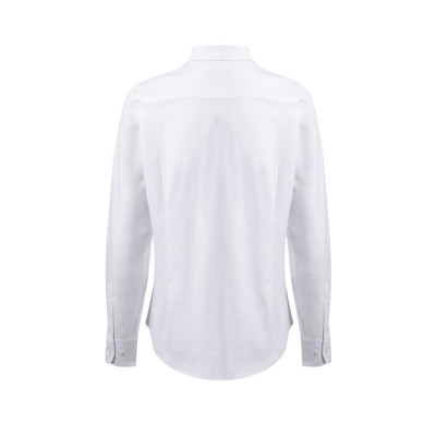 VL PRITHVI WOMEN. Camisa Oxford (180 g/m²) para mulher em algodão (50), poliéster (45) e elastano (5)